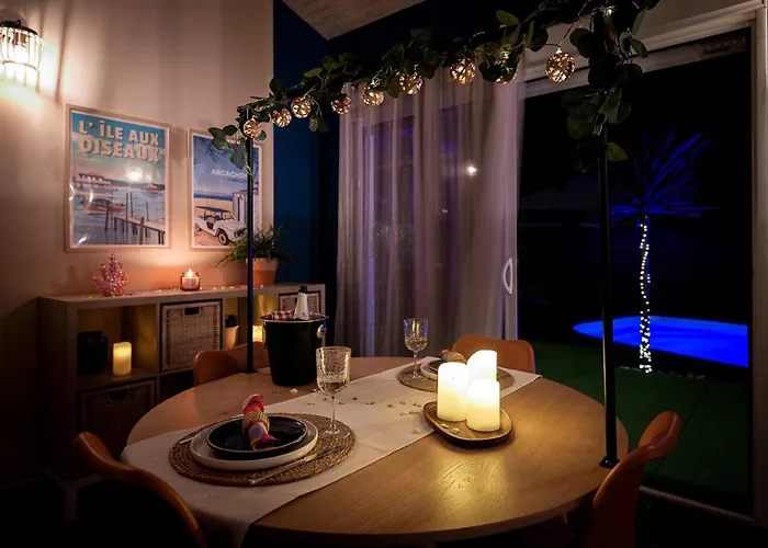 Romantique Avec Jacuzzi Privatif Feriehus *